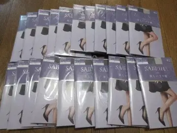 군제 사브리나 아름다운 윤기감 ML 사이즈 새상품 20켤레 블랙 실버. 일본제