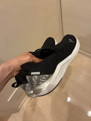 PUMA 스니커즈 블랙 여성용