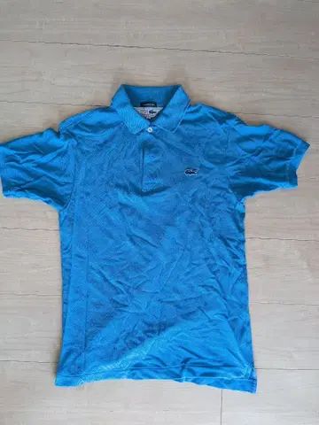 LACOSTE 피케 셔츠 블루 남성용