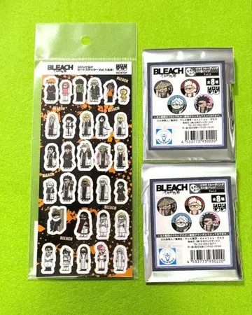 BLEACH 지로리 스티커 캔뱃지