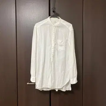 nest Robe CONFECT 밴드 카라 셔츠 화이트