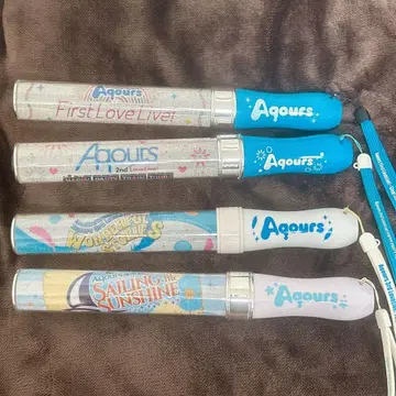 Aqours 러브라이브 응원봉 4개 세트