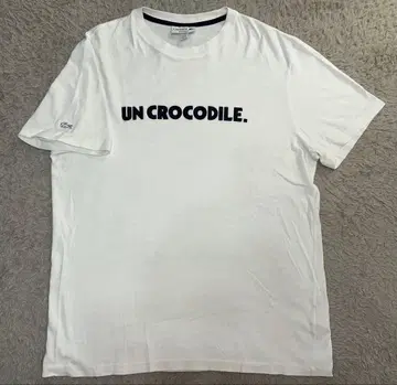 LACOSTE UN CROCODILE 티셔츠 화이트 L