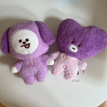 BT21 CHIMMY TATA 봉제 인형 2종 세트
