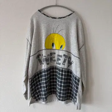 [ 90s/XL ] LOONEY TUNES TWEETY 맨투맨 빈티지