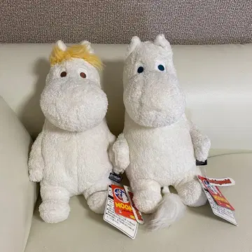포근포근 무민 플로렌 봉제 인형 2체 세트 택 포함 미사용