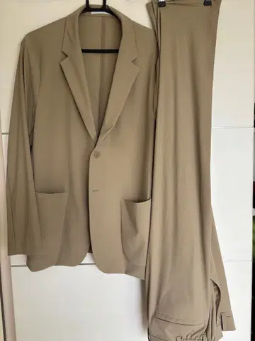 UNIQLO 캐주얼 수트 셋업 베이지
