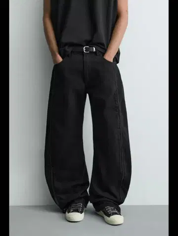 ZARA ZARA 배럴 핏 청바지 배기 와이드
