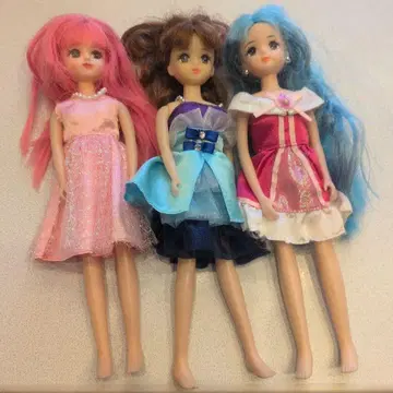 아침까지 가격 인하 리카짱 친구 인형 본체 3개