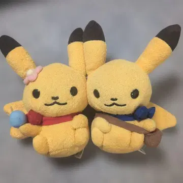 포켓몬 피카츄 봉제 인형 2체 세트