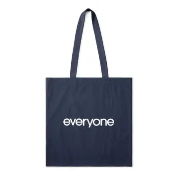 everyone 나일론 로고 토트백 (NAVY)
