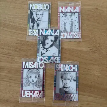 NANA 웨하스 카드 5장 세트 야자와 아이