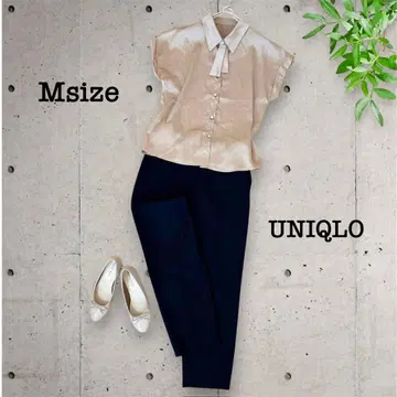 [새상품급] 오피스 캐주얼 여름 출퇴근 코디 보타이 UNIQLO 팬츠 코디 M