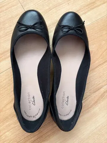 [새상품급] Clarks 클락스 블랙 발레 슈즈 펌프스 23.0cm
