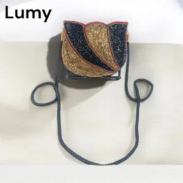 Lumy 하시모토 비즈 숄더백 파티백 핸드폰 가방