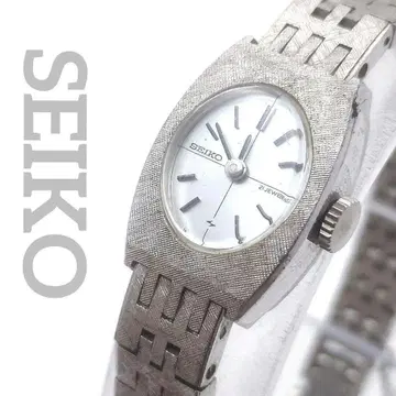 작동 양호 SEIKO 여성용 손목시계 브레이슬릿 빈티지 수동 와인딩