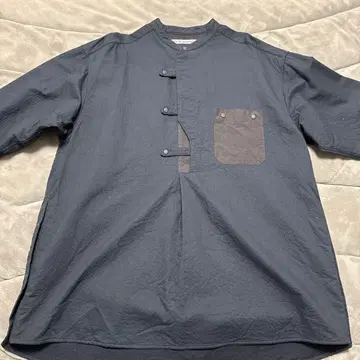 White Mountaineering 스모크 셔츠 네이비 2