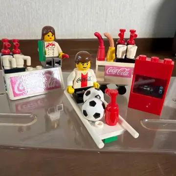 LEGO 레고 코카콜라 축구 미니 피규어 4개 세트