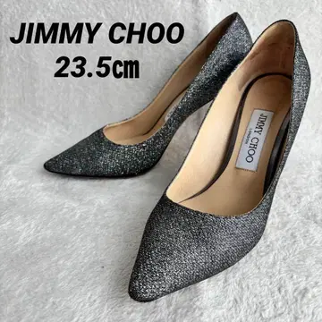 JIMMY CHOO 지미추 펌프스 다크 그레이 23.5cm 라메