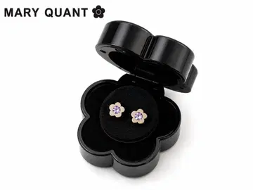 미사용 새상품 MARY QUANT 데이지 모티브 스톤 귀걸이