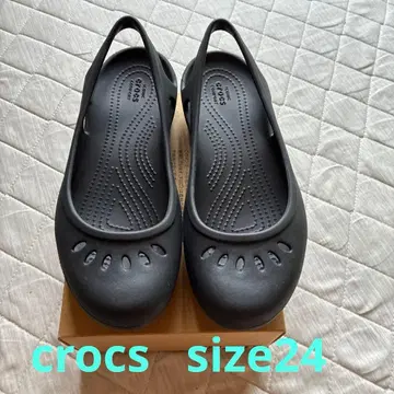 Crocs 플랫슈즈 블랙