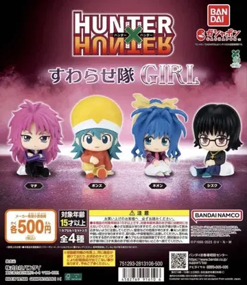 HUNTER x HUNTER 스와라세타이 GIRL 피규어 4종 세트