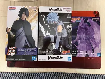 세일! NARUTO 프라이스 피규어 3개 카카시 우치하 사스케