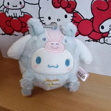Sanrio 시나모롤 봉제 인형 마스코트 2026년 십이간지