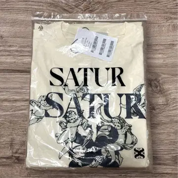 SATUR 세터 Cherub 그래픽 티셔츠 크림 XL