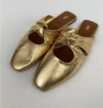 ZARA/자라/샌들/신발/골드/38 24.5 고급