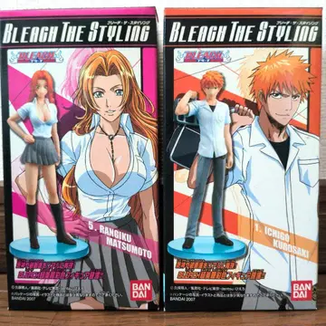 새상품 BLEACH 쿠로사키 이치고 마츠모토 란기쿠 피규어 2체 세트