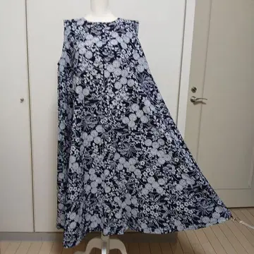 유카타 리메이크. 풍성한 플레어 텐트형 원피스