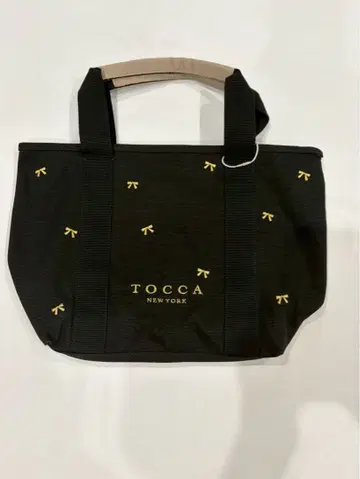 TOCCA NEW YORK 토트백 블랙 리본 무늬