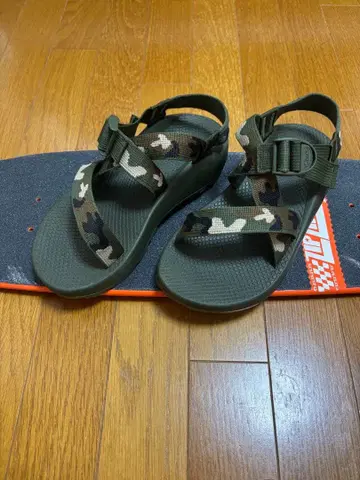 Chaco 아웃도어 샌들 BEAMS 별주 카모플라쥬 패턴 25cm