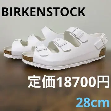 버켄스탁 오슬로 28cm 상당 화이트 샌들 남성용