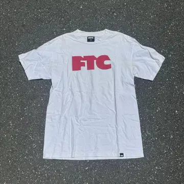 00s FTC 티셔츠 화이트 로고 프린트 M 사이즈 y2k