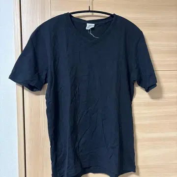 루프 휠러 loopwheeler V넥T 블랙 M 일본제
