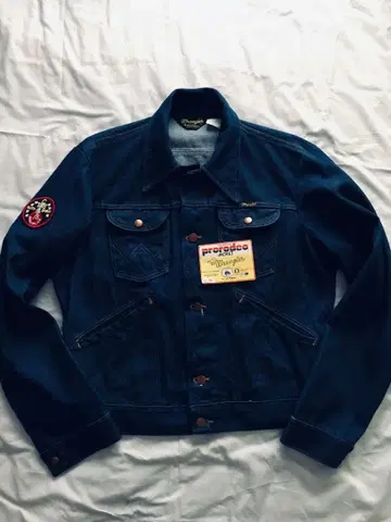 랭글러 80's USA제 데님 자켓 126MJ size40 데드