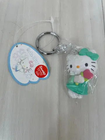 산리오 키티 엔젤 레트로 키링