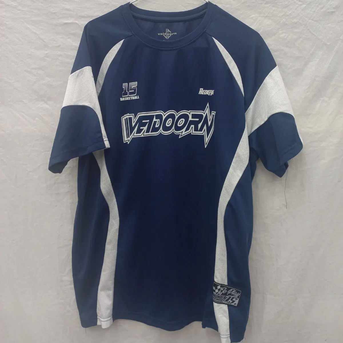 Veidoorn 농구 반팔 티셔츠 2XL 네이비