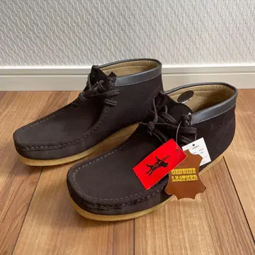 [미사용 새상품] 왈라비 부츠 다크 브라운 천연 가죽 26.5cm