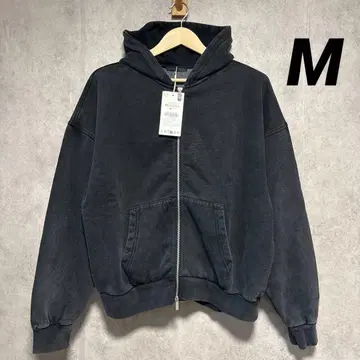 ZARA 워시 가공 지퍼 사양 후디 M