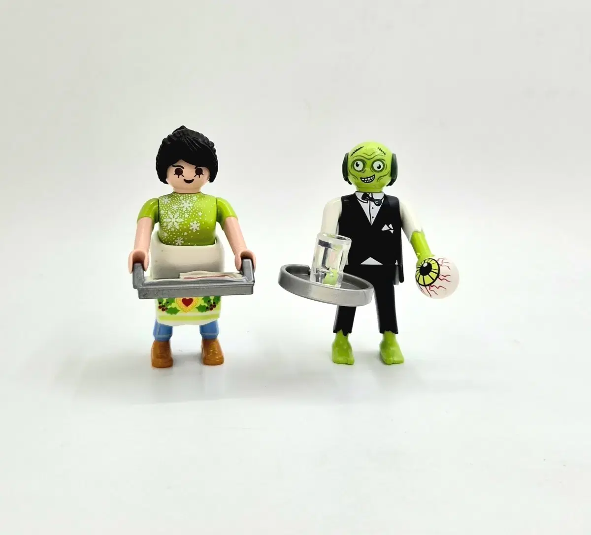 플레이모빌 미피 22탄 좀비와 케잌굽는 여자