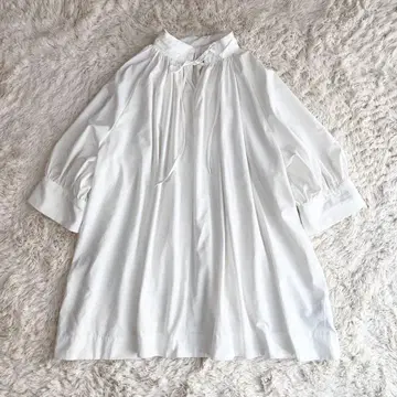 UNFILO 2WAY 개더 블라우스 M