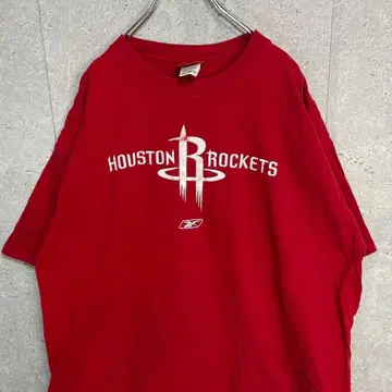 리복 휴스턴 로케츠 팀 로고 NBA 티셔츠 XL