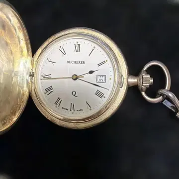 BUCHERER 회중시계 스위스산 쿼츠식