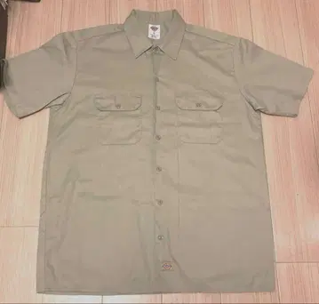 Dickies 디키즈 T/C 트윌 반팔 워크 셔츠 골드 택