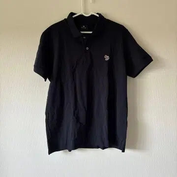 PS Paul Smith 피케 셔츠 제브라 자수 네이비 L