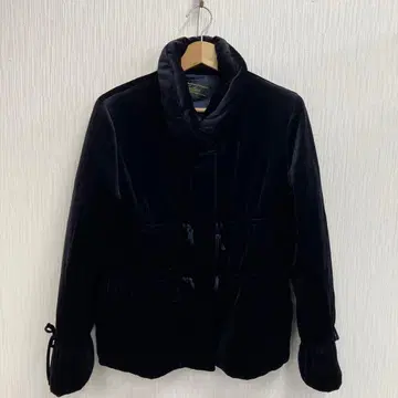 새상품급 Leilian 벨로아 다운 자켓 블랙 9