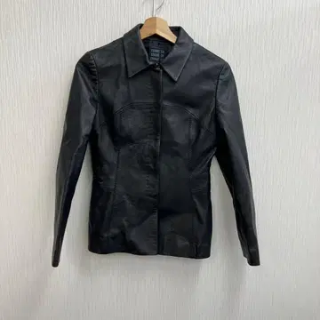 COMME CA 가죽 자켓 블랙 사이즈 9